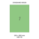 Standaard Groen HG 1-1S - 210x292mm  