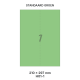 Standaard Groen H 1-1 - 210x297mm  