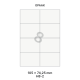 Opaak wit H 8-2 - 105x74.25mm