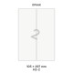 Opaak wit H 2-2 - 105x297mm  