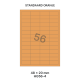 Standaard Oranje HG 56-4 - 48x20mm  