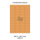Standaard Oranje A 36-4 - 48.3x29.7mm