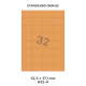 Standaard Oranje H 32-4 - 52.5x37.1mm