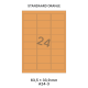 Standaard Oranje A 24-3 - 63.5x33.9mm