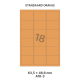 Standaard Oranje A 18-3 - 63.5x46.6mm