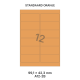 Standaard Oranje A 12-2B - 99.1x42.3mm