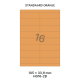 Standaard Oranje HG 16-2B - 105x33.9mm