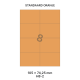 Standaard Oranje H 8-2 - 105x74.25mm