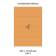 Standaard Oranje H 4-1 - 210x74.25mm