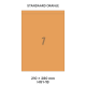 Standaard Oranje HG 1-1B - 210x280mm  