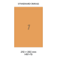 Standaard Oranje HG 1-1S - 210x292mm  