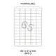 Pharmalabel A 65-5 - 38.1x21.2mm