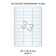 Polyester Transparant Gloss A 33-3 - 65x25 4mm 