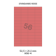 Standaard Rood H 56-4 - 52.5x21.2mm