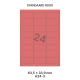 Standaard Rood  A 24-3 - 63.5x33.9mm