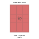 Standaard Rood A 18-3 - 63.5x46.6mm