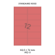 Standaard Rood A 12-3 - 63.5x72mm 