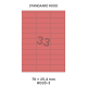 Standaard Rood HG 33-3 - 70x25.4mm 