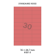 Standaard Rood H 30-3 - 70x29.7mm 