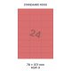Standaard Rood H 24-3 - 70x37.1mm