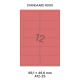 Standaard Rood A 12-2S - 99.1x46.6mm