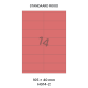 Standaard Rood HG 14-2 - 70x38.1mm