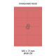 Standaard Rood HG 8-2S - 105x71mm  