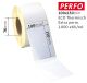 Labels op rol ft. 100 x 150mm Eco thermisch extra permanent - 8 rollen x 1000 etik/rol - Perfo - Kern 76mm