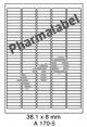 Pharmalabel A 170-5 - 38.1x8mm
