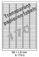 Papier Transparant Mat A 170-5 - 38.1x8mm