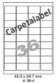 Carpetlabel A 36-4 - 48.3x29.7mm