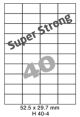 Super Strong H 40-4 - 52.5x29.7mm