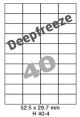Deepfreeze H 40-4 - 52.5x29.7mm