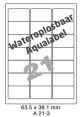 Wateroplosbaar A 21-3 - 63.5x38.1mm