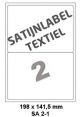 Satijnlabel Textiel SAT 2-1 - 198x141.5mm 
