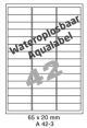 Wateroplosbaar A 42-3 - 65x20mm  