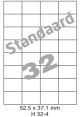 Standaard H 32-4 - 52.5x37.1mm