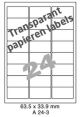 Papier Transparant Mat A 24-3 - 63.5x33.9mm