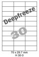 Deepfreeze H 30-3 - 70x29.7mm 