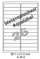 Wateroplosbaar A 26-2 - 99.1x21.2mm