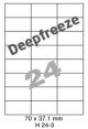 Deepfreeze H 24-3 - 70x37.1mm