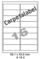 Carpetlabel A 16-2 - 99.1x33.9mm