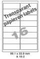 Papier Transparant Mat A 16-2 - 99.1x33.9mm