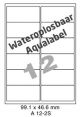Wateroplosbaar A 12-2S - 99.1x46.6mm