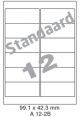 Standaard A 12-2B - 99.1x42.3mm