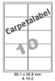 Carpetlabel A 10-2 - 99.1x56.8mm