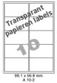 Papier Transparant Mat A 10-2 - 99.1x56.8mm