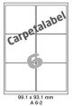 Carpetlabel A 6-2 - 99.1x93.1mm