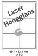 Laser Hoogglans A 6-2 - 99.1x93.1mm