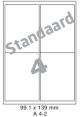 Standaard A 4-2 - 98x140mm  